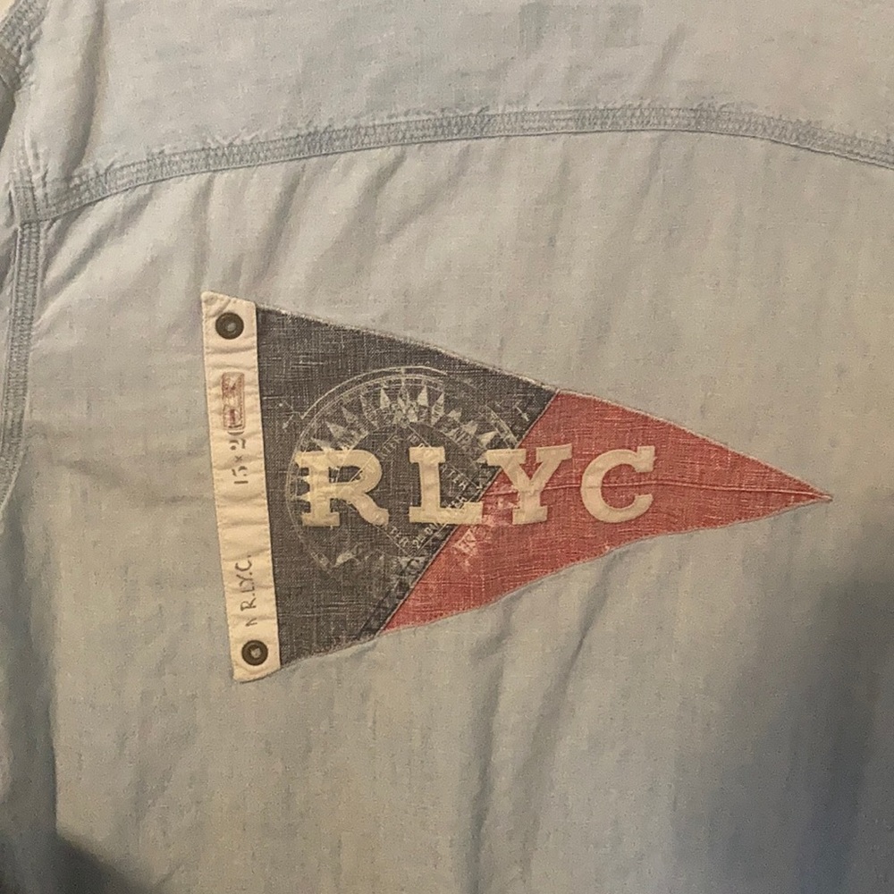 Men’s L Ralph Lauren Jean Button Up